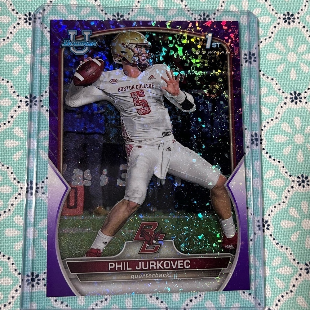 Num Draft: 276/399  🏈 Phil Jurkovec Topps University Draft Pick Card #35 (B1)